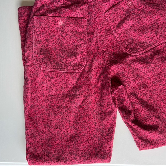 Vintage ESPRIT Women's Girls Corduroy Pink Pants 5/6 Small Floral Hot Pink Black - Picture 11 of 15
